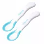 Kidsme Cucharas de alimentación con indicador de temperatura (pack de 2), aguamarina, 6+ meses