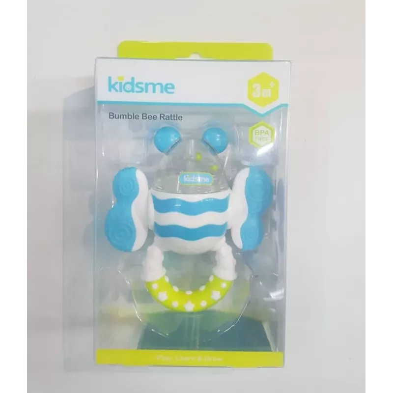 Kidsme Mordedor y sonajero Bumble Bee, 3M+