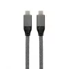 EXSYS Cable USB 3.2 Gen 2x2 USB-C, 20 Gbit/s, 5A, 100W, trenzado gris, 3,0m EX-K1596-3.0