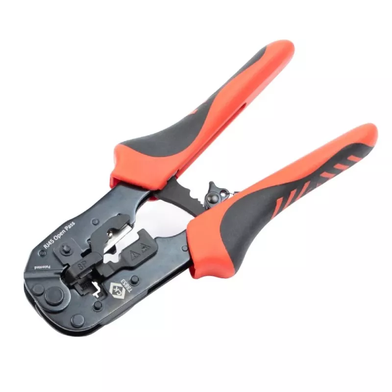 C.K Tools T3853 Alicate de crimpar para conectores modulares RJ11 RJ12 RJ45