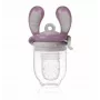 Kidsme Food Feeder Medium ciruela - Mordedor de fruta y verdura para bebés, 4m+
