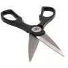 C.K Tools C8435 Tijera universal 145 mm acero inoxidable hoja microdentada con muesca pelacables