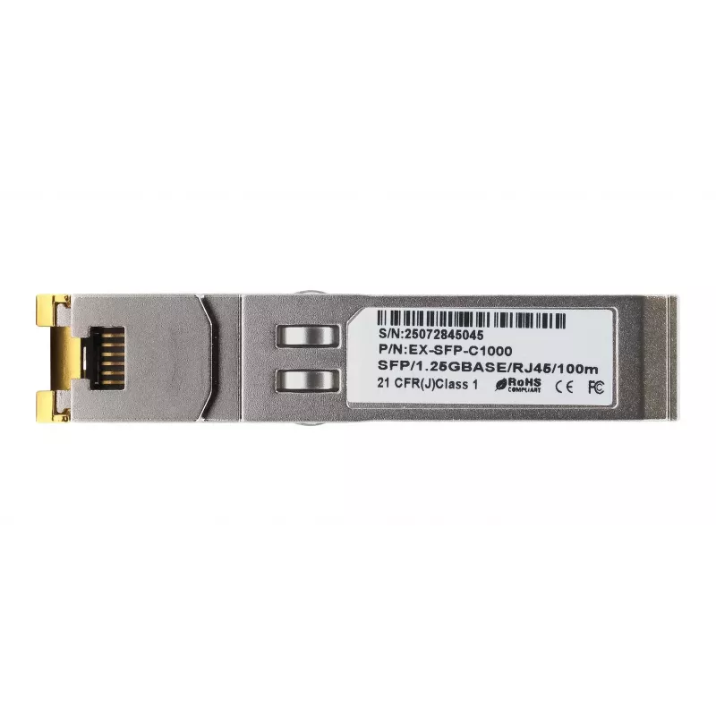 EXSYS Transceptor SFP, cobre RJ45, 1Gbit/s (EX-SFP-C1000)