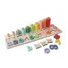 Gerardo's Toys GT61203 Juguete de madera para enhebrar animales para niños a partir de 3 años