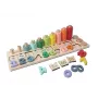 Gerardo's Toys GT61203 Juguete de madera para enhebrar animales para niños a partir de 3 años