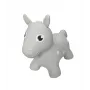 Gerardo's Toys caballo gris saltarín para niños a partir de 12 meses, hopper hinchable con bomba, soporta hasta 50 kg, para interior y exterior