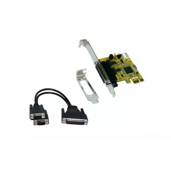 EXSYS EX-44343-2S Tarjeta serie PCI Express 2 puertos RS-232, MosChip MCS9901, Low Profile