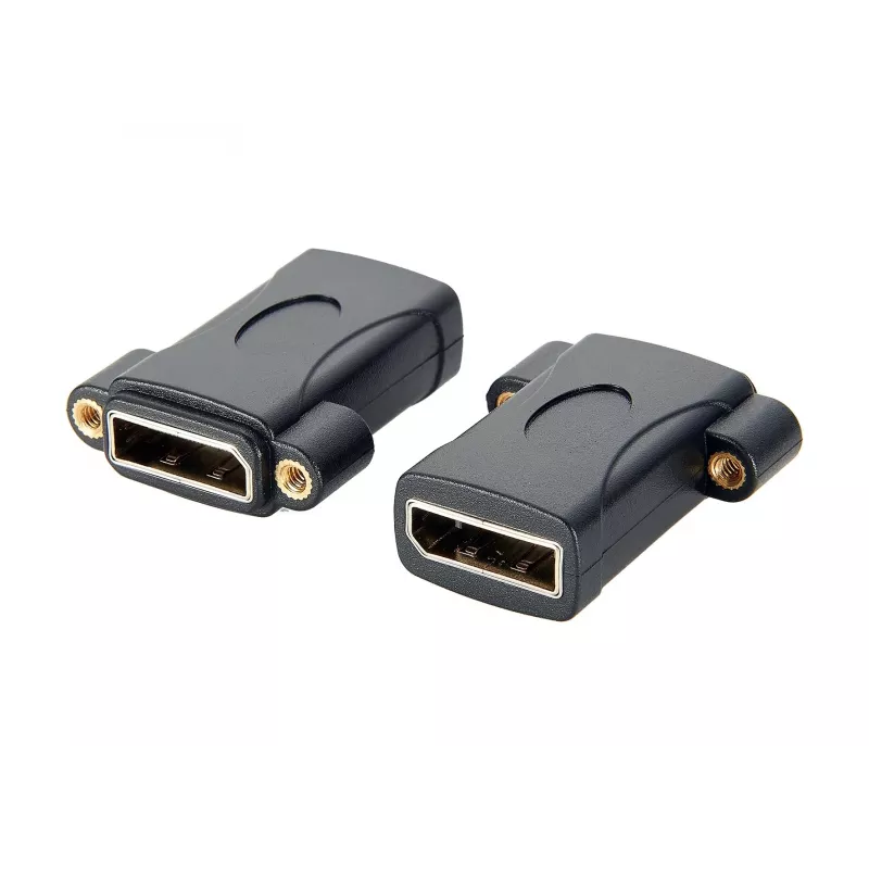 EXSYS EX-49304 Adaptador DisplayPort hembra a hembra para montaje en panel, atornillable, 8K 60Hz