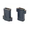 EXSYS EX-49304 Adaptador DisplayPort hembra a hembra para montaje en panel, atornillable, 8K 60Hz