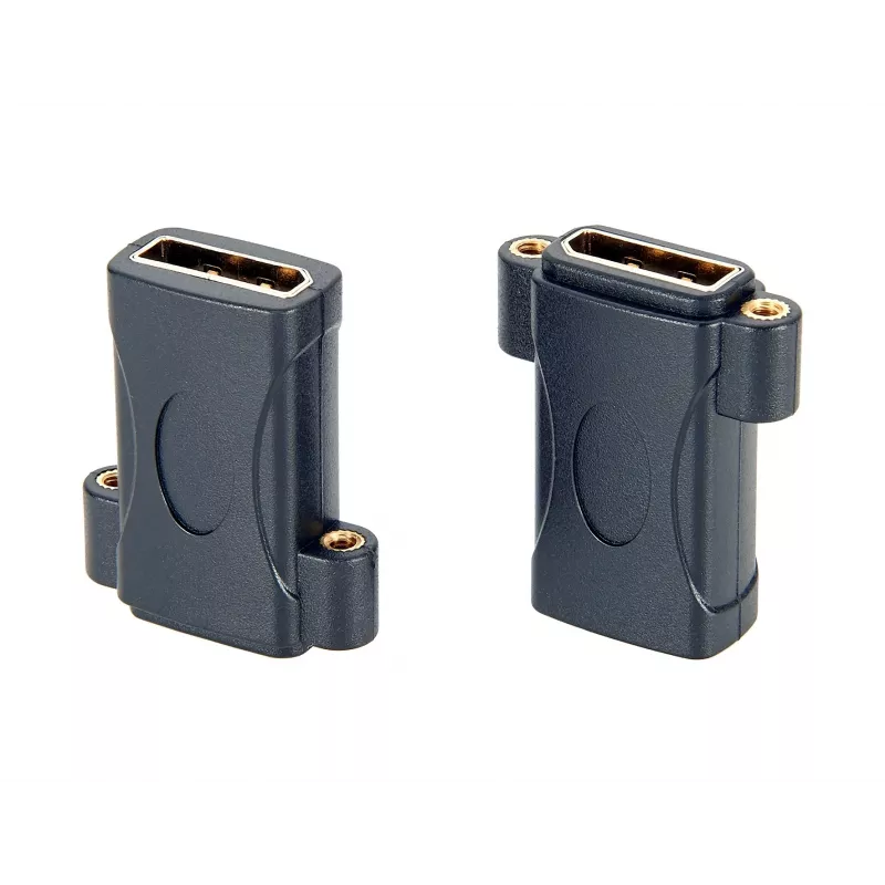 EXSYS EX-49304 Adaptador DisplayPort hembra a hembra para montaje en panel, atornillable, 8K 60Hz