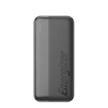 Energizer Max Power Batería externa 10000 mAh LiPo USB-A, USB-C negra con indicador de estado (UE10050CC)