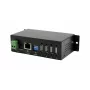 EXSYS EX-6003HMVS-POE-ON Servidor USB 2.0 de 4 puertos sobre Gigabit Ethernet con PoE, protección ESD 15KV