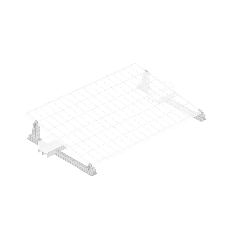 EcoFlow Soporte de montaje para tejado plano para paneles solares (EFA-BKWFLATROOF-W-EU)
