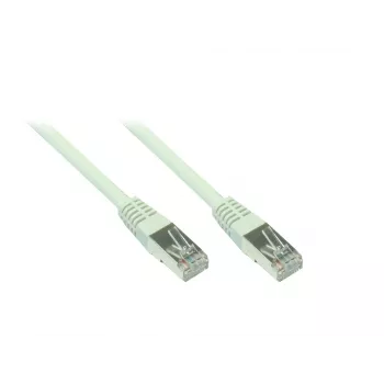 EXSYS EX-K6180-0.25 Cable de parcheo Cat 5e FTP, 0,25 m, gris