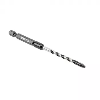 C.K Tools T3115 055 Broca para azulejos con punta de carburo 5,5 mm, vástago hexagonal de 1/4