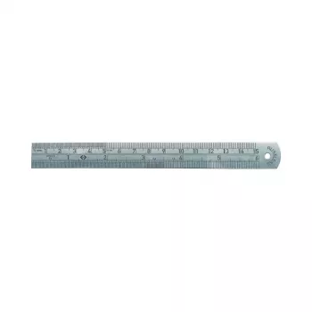 C.K Tools Regla de acero inoxidable, 150 mm / 6