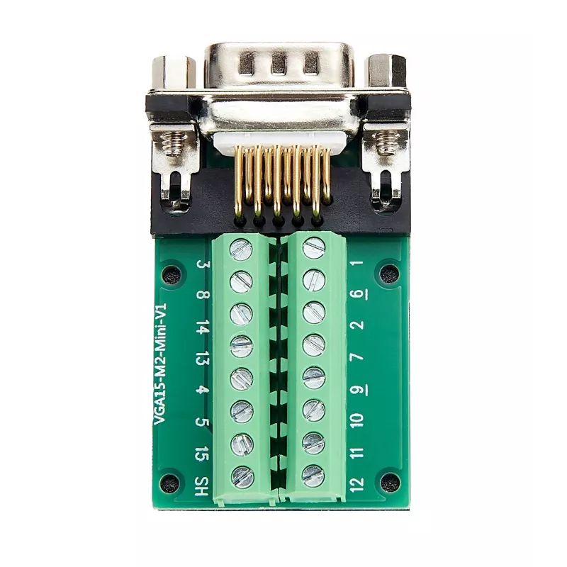 EXSYS EX-49022 Adaptador de conector macho VGA a bloque de terminales de 16 pines