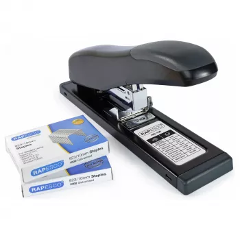 Rapesco Germ-Savvy ECO HD-100 Grapadora, 20 hojas, Negro 1307