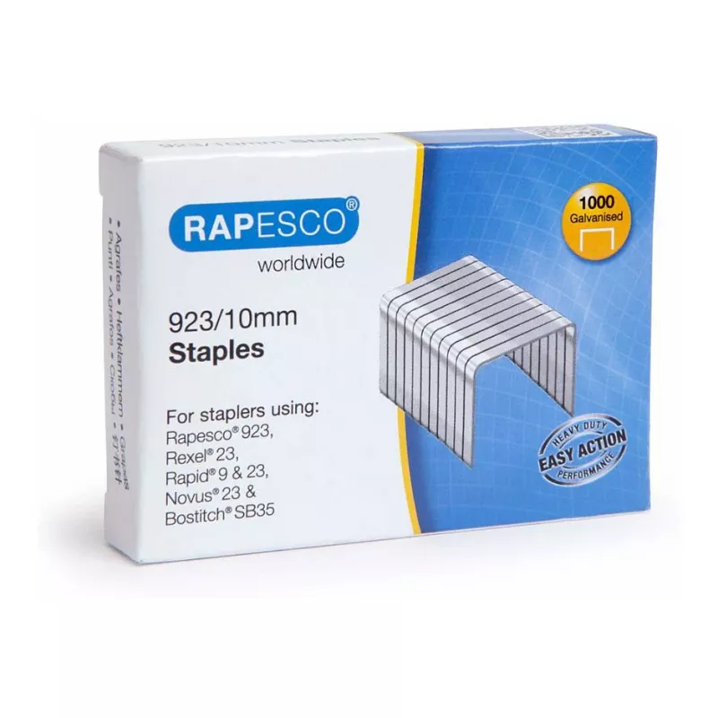 Rapesco Germ-Savvy ECO HD-100 Grapadora, 20 hojas, Negro 1307