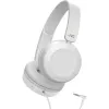 JVC Auriculares in-ear con cable y micrófono, blanco