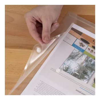 Fundas de documentos Rapesco ECO GRS A4 transparentes, pack de 10 (1816)
