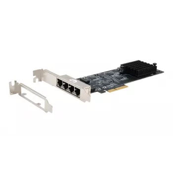 Tarjeta EXSYS Quad 5 Gigabit Ethernet PCIe x4 (Realtek RTL8126) EX-60154