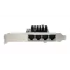 Tarjeta EXSYS Quad 5 Gigabit Ethernet PCIe x4 (Realtek RTL8126) EX-60154