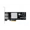 Tarjeta EXSYS Dual 10 Gigabit Ethernet PCIe x4, Intel X550-AT2, 2x RJ45, Low-Profile EX-60222