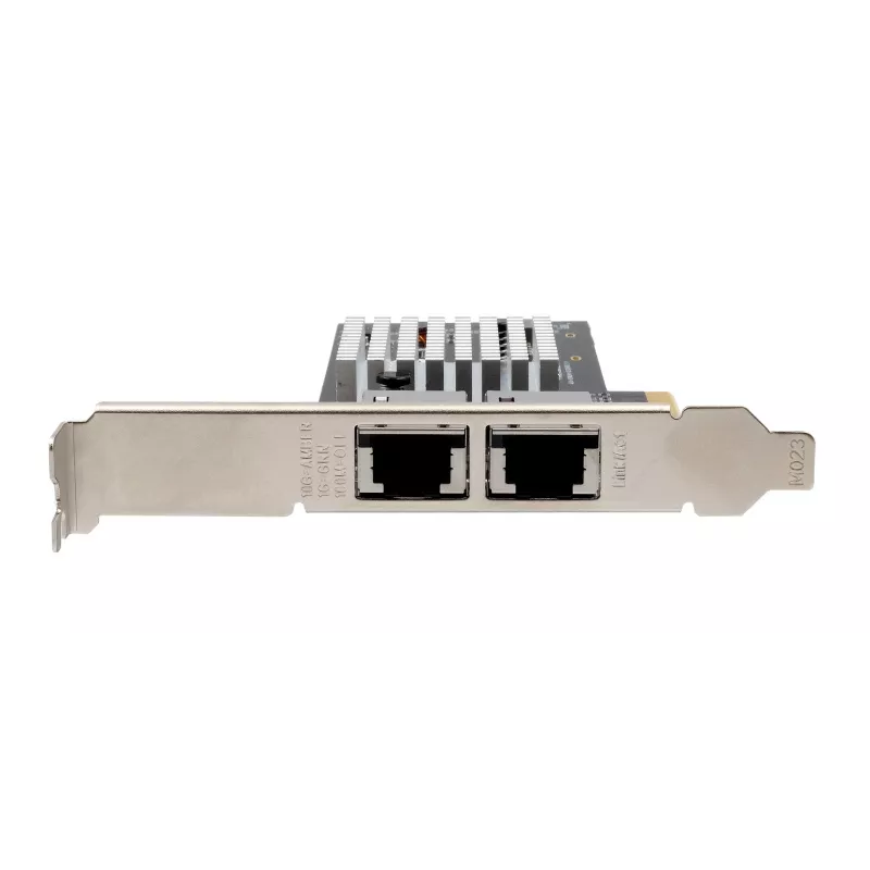 Tarjeta EXSYS Dual 10 Gigabit Ethernet PCIe x4, Intel X550-AT2, 2x RJ45, Low-Profile EX-60222