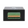 Servidor de dispositivos serie EXSYS EX-6131-2POE PoE a RS-232 y RS-422/485 con kit de montaje en carril DIN y pared