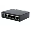 Switch Ethernet industrial EXSYS de 5 puertos, 10/100 Mbps, carril DIN, -40° a +75°C EX-6200-T