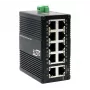 Switch Gigabit PoE+ industrial mini EXSYS de 10 puertos, gestionado por web (EX-62036MPOE)
