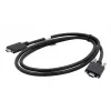 Cable EXSYS USB 3.2 Gen 2x1 Type-C con tornillos moleteados, 3,0 m, negro EX-K1592V-3.0
