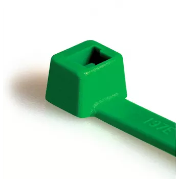 Brida verde HellermannTyton T30R-PA66-GN 150 mm x 3,5 mm (pack de 100) 111-03014