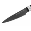 Cuchillo pelador Samura Stonewash 90 mm negro