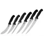 Set de 6 cuchillos SAMURA SBU-0260 Butcher con chaira y estuche enrollable