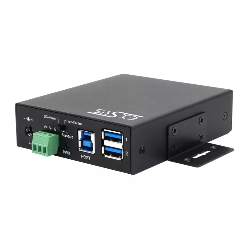 EXSYS EX-11241HMS hub metálico USB 3.2 Gen 1 de 10 puertos con protección ESD de 15KV