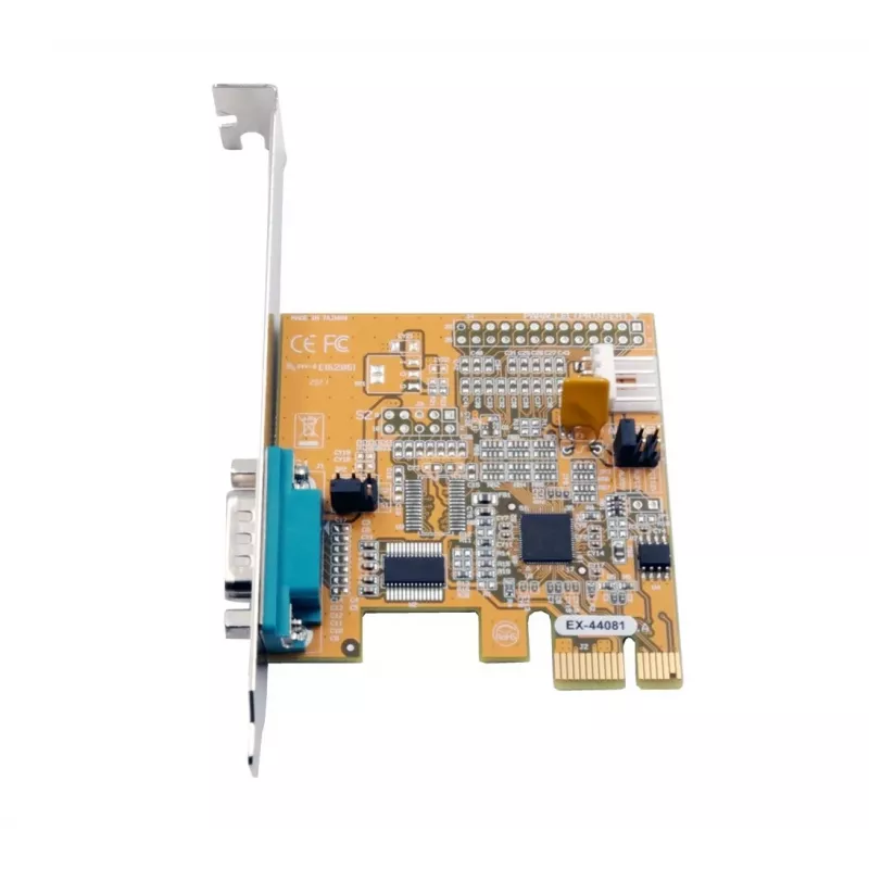 EXSYS EX-44081 tarjeta PCIe serie RS-232 de 1 puerto, ASIX AX99100, Low Profile