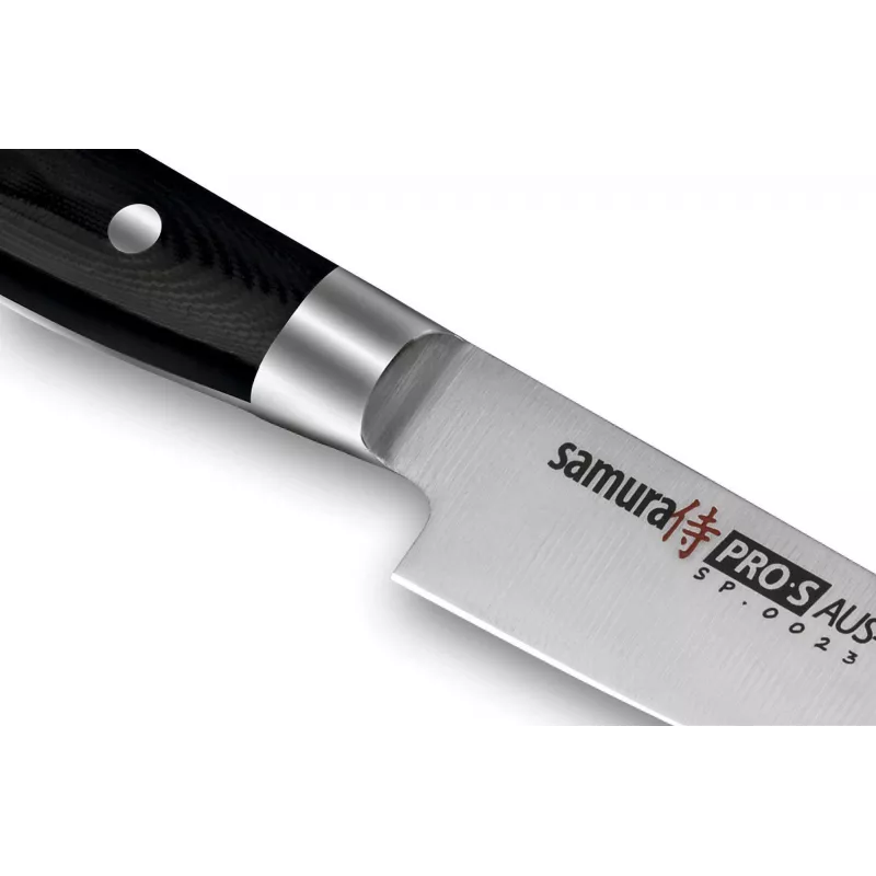SAMURA PRO-S cuchillo multiusos 145 mm, acero AUS-8, mango G-10