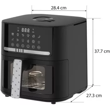 QUIN YJ-6505ADV freidora de aire digital 6,5L negra