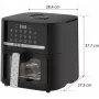 QUIN YJ-6505ADV freidora de aire digital 6,5L negra
