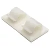 HellermannTyton RB8 fijación atornillada para bridas, blanca, poliamida, haz máx. 8 mm, pack de 100