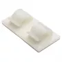 HellermannTyton RB8 fijación atornillada para bridas, blanca, poliamida, haz máx. 8 mm, pack de 100