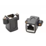 EXSYS EX-49306 módulo adaptador keystone Cat.5e RJ45 hembra a hembra, negro