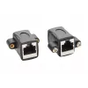 EXSYS EX-49306 módulo adaptador keystone Cat.5e RJ45 hembra a hembra, negro