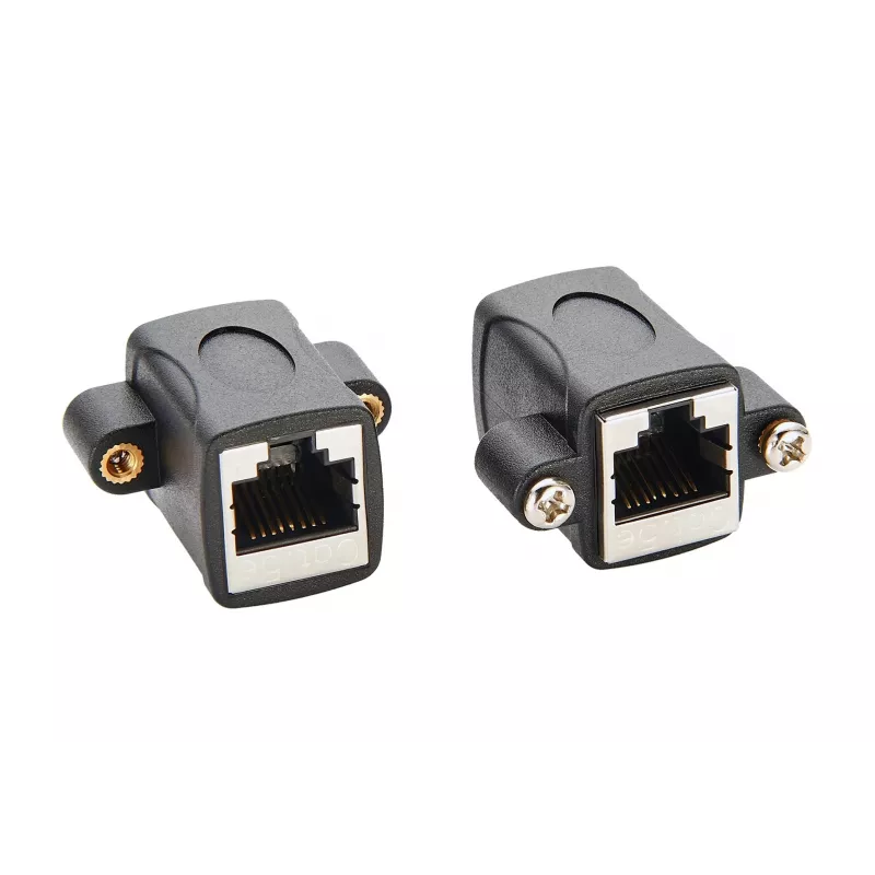 EXSYS EX-49306 módulo adaptador keystone Cat.5e RJ45 hembra a hembra, negro
