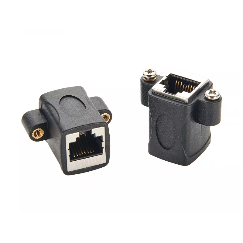 EXSYS EX-49306 módulo adaptador keystone Cat.5e RJ45 hembra a hembra, negro