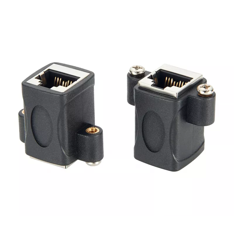 EXSYS EX-49306 módulo adaptador keystone Cat.5e RJ45 hembra a hembra, negro