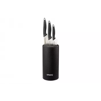 Samura Golf set de 3 cuchillos con soporte de madera