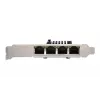 EXSYS EX-60104 tarjeta PCIe x1 Quad 1 Gigabit Ethernet (Realtek RTL8111H)